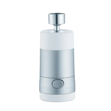 磁吸抽拉雙模式增壓水龍頭  冷熱出水  花灑脈衝出水  電鍍+PVC  1個  125 x 52 x 22mm