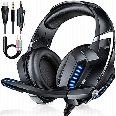 ゲーミングヘッドセット Ps4 Ps5ヘッドセット 高音質 ゲーミングヘッドホンマイク付き 3 5mm Usb軽量 Ledノイズキャンセリング マイク 通販 Lineポイント最大get Lineショッピング