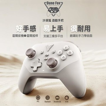 【Flydigi飛智】沙漠狐 遊戲手把 - 沙漠灰色 (支援Switch/手機/電腦)