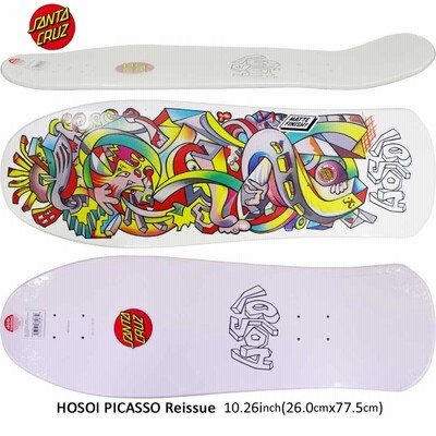 Christian Hosoi Skateboard Deck Santa Cruz Picasso 9.8
