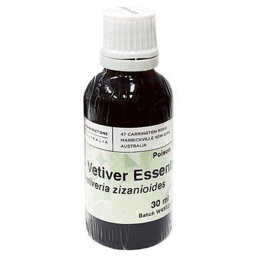 NEW DIRECTIONS 新方向 澳洲原裝進口 單方純精油 岩蘭草 Vetiver  1個  30ml