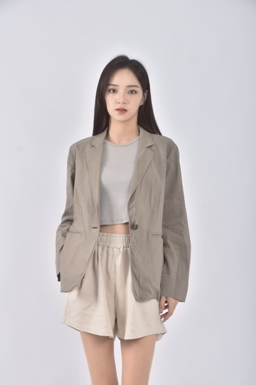 (S) 23区 Vingt trois arrondissements質感棕色外套