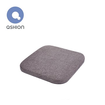 QSHION - 精緻釋壓坐墊-仿麻灰