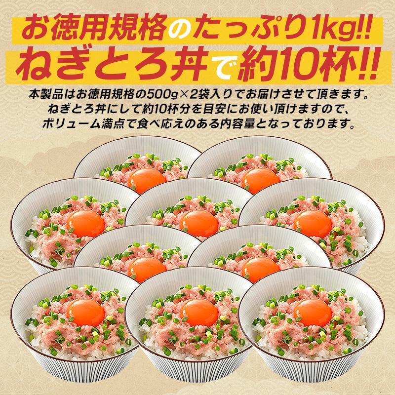 ネギトロ 1kg ねぎとろ マグロたたき （500g×2袋） 冷凍 業務用 小分け 鮪たたき まぐろ マグロ 鮪 お歳暮 ギフト