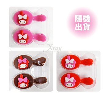 美樂蒂Melody 造型二入髮夾(3色隨機出貨)，髮飾/髮夾/髮圈/髮箍/髮束/頭飾/髮插/髮簪， X射線【C612070】