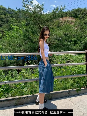 【臺灣公司】包郵@stetamen*原廠原包裝！美式覆古水洗藍工裝牛仔七分褲中褲～