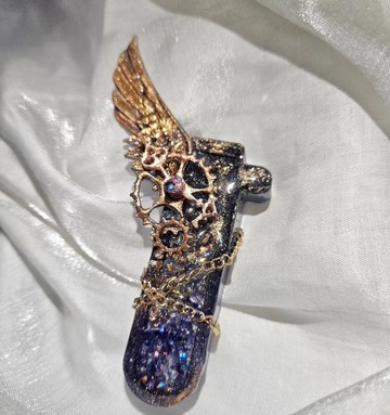 月深星眠系列 手工滴膠流沙吊飾