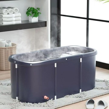 折疊泡澡桶 加長加厚洗澡堂家用可折疊浴盆 全身加厚浴桶大人可坐浴缸
