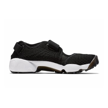 Nike Air Rift BR 女鞋 黑白色 忍者鞋 魔鬼氈 涼鞋 848386-001 848386-100