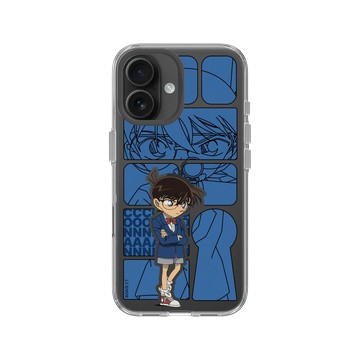 iPhone 16 Clear Case（相機按鈕） 透明 - Detective Conan - 藍色鑰匙孔