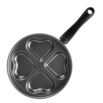 《EXCELSA》4格不沾平底鍋-心型25.5cm-- 平煎鍋 多格平底鍋 心型煎鍋 造型煎鍋