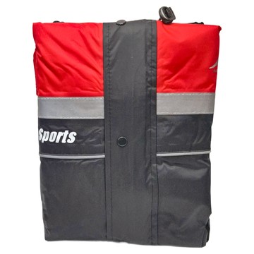 Moto cap 鈦鴻 M203 加強安全反光運動風雨衣  M  紅色