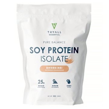 TRYALL Essential Pure Balance 極粹大豆植物蛋白 蕎麥茶風味  1kg  1個