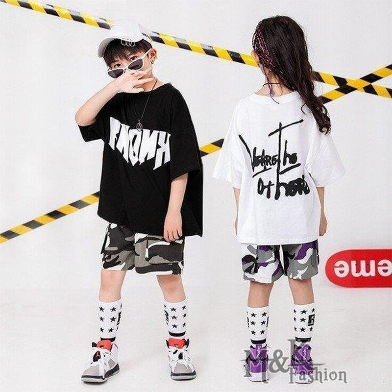 ダンス衣装 ヒップホップ Hiphop セットアップ 迷彩 キッズ 子供 大人 レディース メンズ ダンス 迷彩パンツ ズボン Tシャツ 練習着 ジャズ ダンス ウエア 通販 Lineポイント最大0 5 Get Lineショッピング