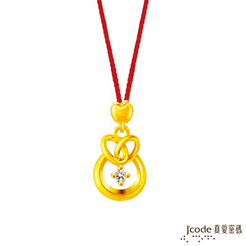 【J'code真愛密碼金飾】 大甲媽 平安結緣硬金墜子