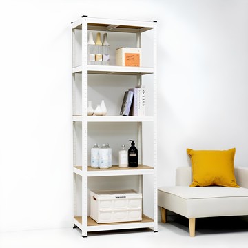 Pan Mulsan 輕量型DIY角鋼層架 5層 白色  600 x 400 x 1800 mm