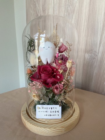 牙仙子永生玻璃大花盅