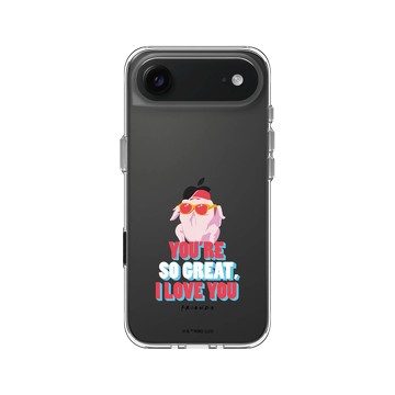iPhone Air Clear Case（相機按鈕） 透明 - Friends - 你是最棒的我愛你