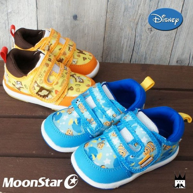 ディズニー Disney 男の子 女の子 子供靴 ベビー キッズ チャイルド スニーカー ベルクロ マジックテープ チップとデール ニモ ファーストシューズ ベビー靴 通販 Lineポイント最大0 5 Get Lineショッピング