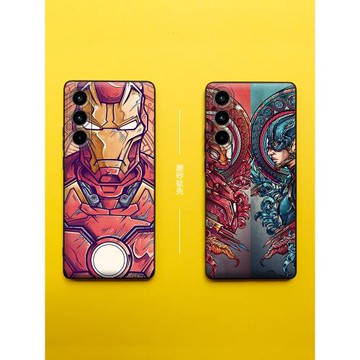 適用三星a55手機殼鋼鐵俠Galaxya35保護套美隊a25綠巨人a15防摔a53動漫a51/a52二次元m54/m53磨砂m33軟硅膠DC