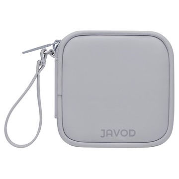 JAVOD 防潑水收納袋  10 x 10 x 2.5cm  石灰