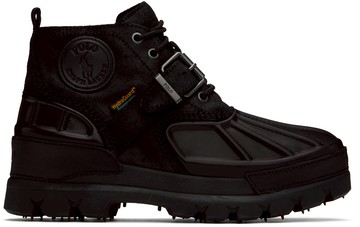 Polo Ralph Lauren 黑色 Oslo Low 踝靴