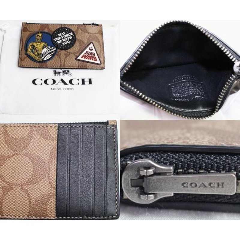 コーチ COACH シグネチャー カードポケット付 コインケース F89056