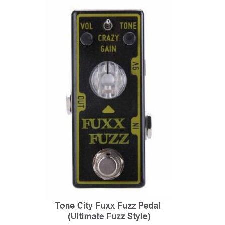 Tone City Fuxx Fuzz Octave Fuzz with toggle option. Mighty Mini!