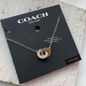 現貨🤖COACH 項鍊 手鍊 雙環項鍊