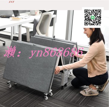 特賣中✅午休折疊床 折疊單人床 辦公室午休床家用陪護便攜床 隱形四折床