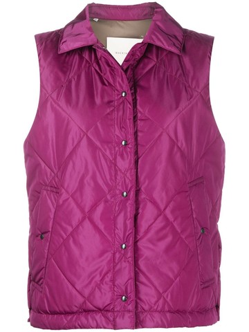 Mackintosh - ANNABEL quilted liner vest - women - Nylon/Polyester - 10 - Pink