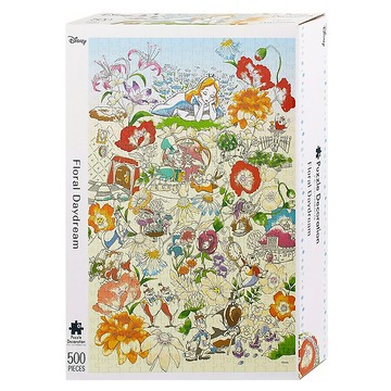 EPOCH 拼圖裝飾系列 愛麗絲夢遊仙境 500片  Floral Daydream 多色  1盒