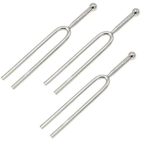 Cheerock 440 Hz Tuning Fork, Standard Tone A Tuning Fork Set, 3pcs Tuning Forks Tuner Device for Guitar Violin Tuning Tone, Music