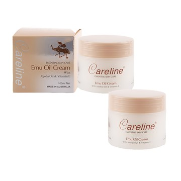 【澳洲Careline】鴯鶓油綿羊霜含荷荷芭油及維他命E (2入組 100ml/罐)