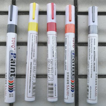 東洋 油漆筆 SA101 粗芯 記號筆 輪胎筆 馬克筆 2.0mm 5色 補漆筆