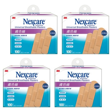 3M Nexcare PE系列 膚色繃帶 未滅菌  7.2 x 1.9cm  100片  4盒