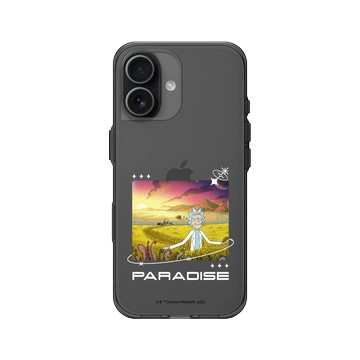 iPhone 17 Clear (相機按鈕) 酷墨灰 - 瑞克和莫蒂 Rick and Morty - 天堂裡的瑞克