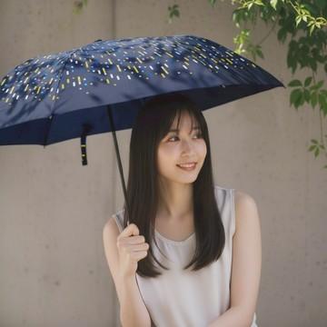 didyda 安全不回彈自動傘 防風抗UV超輕量省力設計 雨傘 防曬傘 (煙火)