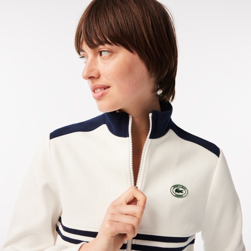 Lacoste x Sporty & Rich』ジップアップトラックジャケット | LINE