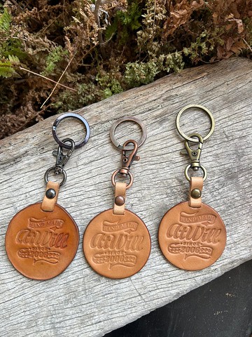 atwill 。 COOKIE  義大利經典牛革餅乾造型真皮鑰匙圈/特價款