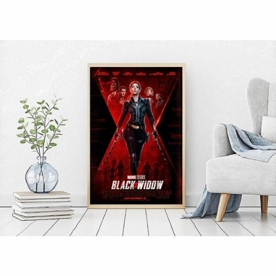 【全品送料無料】 映画ポスター 27×40inc マーベル Widow Black ブラックウィドウ その他