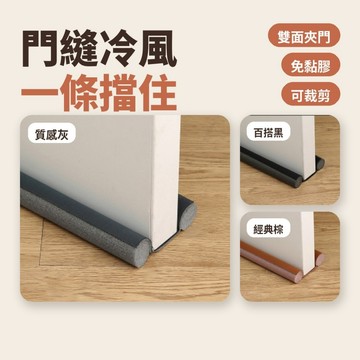 【台灣現貨】門縫密封條 門縫條 門底密封條 門縫隔音條 隔音條 防蟲門擋 門縫擋 門底防蟲擋風條 免膠可剪裁