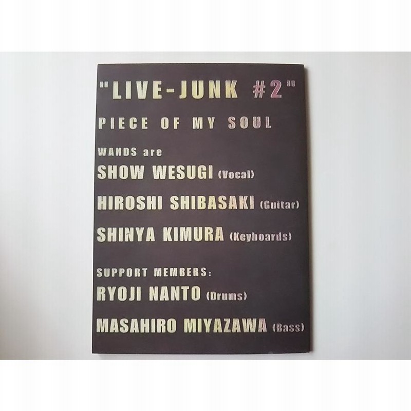 WANDS LIVE-JUNK 2 ツアーパンフレット 専用紙袋付き ワンズ 上杉昇 ...