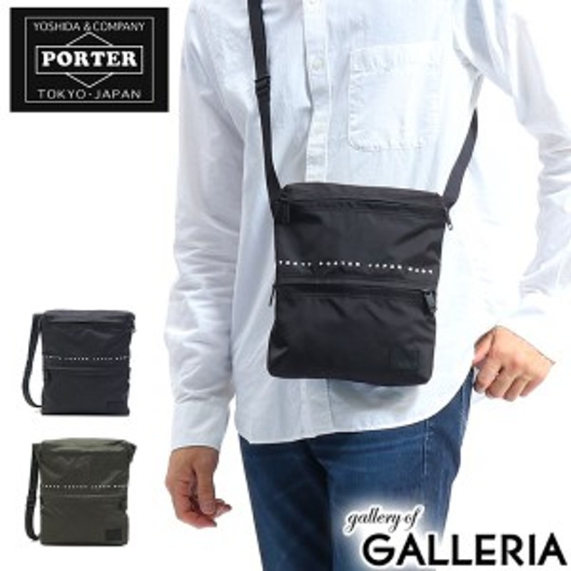 ポーター フラット ショルダーバッグ 861-16807 サコッシュ 吉田カバン PORTER FLAT SHOULDER BAG 斜めがけ 縦型  メンズ レディース シン | LINEショッピング