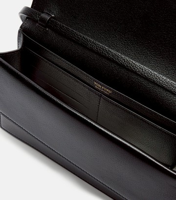 Tom Ford T Mini leather crossbody bag