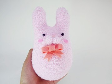 絨毛可愛胖胖兵團-粉嫩兔_歲末驚喜