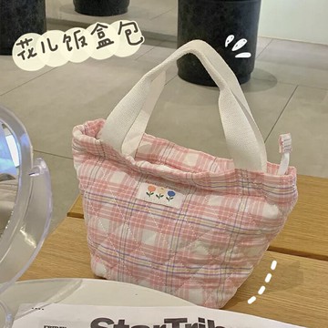 帶飯便當包 學生保溫飯盒袋 手提包 加厚鋁箔上班族手拎午餐袋【不二雜貨】