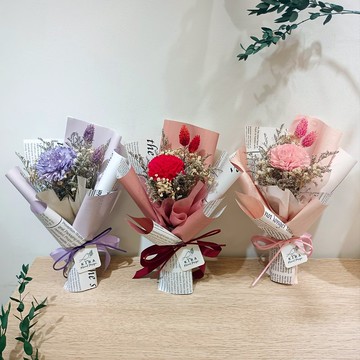 香氛索拉康乃馨only you花束 /母親節花束/永生花/乾燥花束/花束