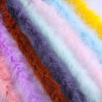 羽毛條長條裝飾diy彩色羽毛條火雞毛鴕鳥毛婚慶節日輔料裙邊