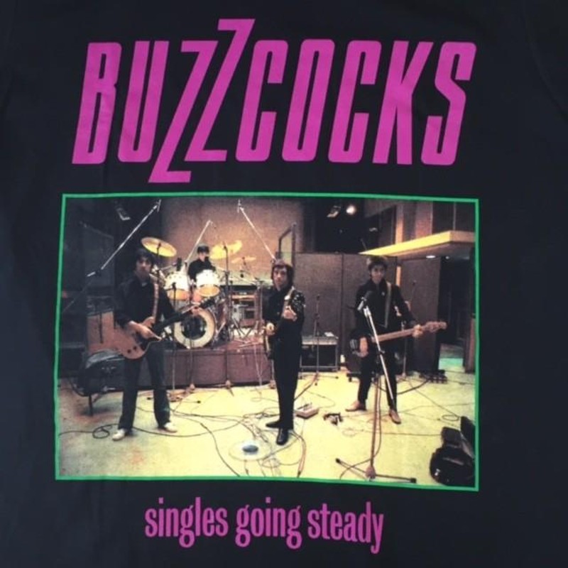 BUZZCOCKS バズコックス Tシャツ Singles Going Steady ブラック